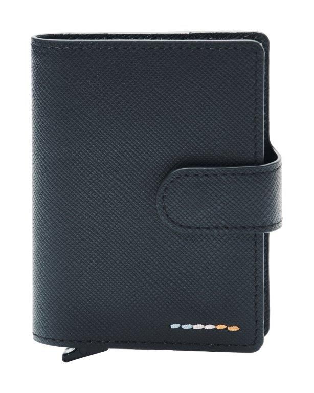 Φωτογραφία από  LEANSCHI RFID-safe Tech-Wallet in BLACK leather