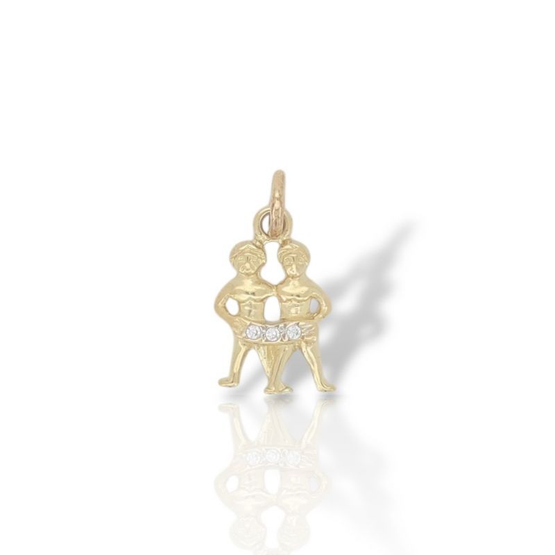 Φωτογραφία από Ciondolo Zodiacale Gemelli in Oro 14 Carati (code Μ2775)