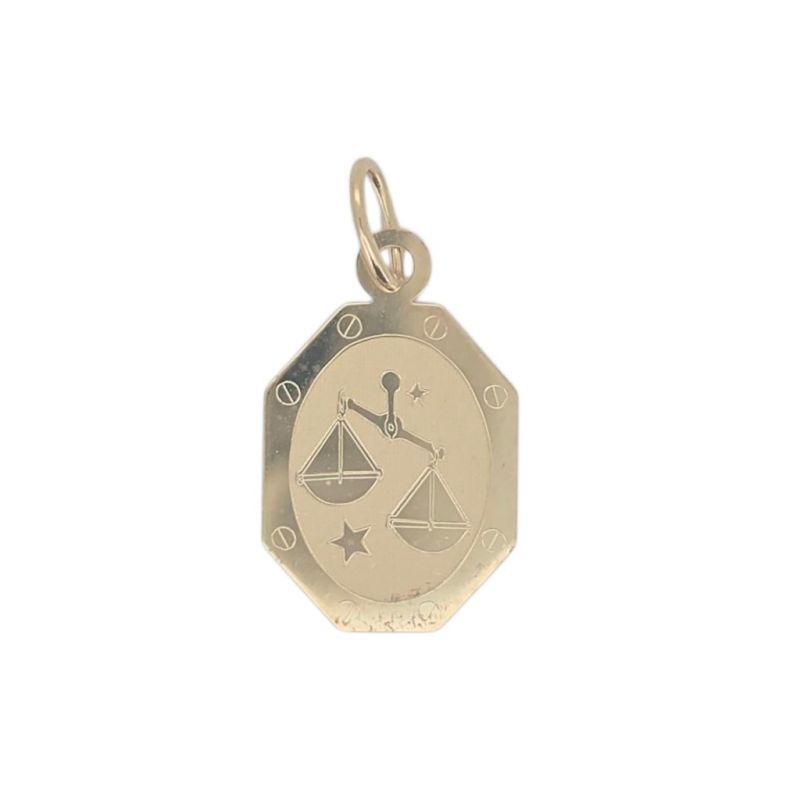 Φωτογραφία από Ciondolo Zodiacale Bilancia in Oro 14 Carati (code Μ2770)