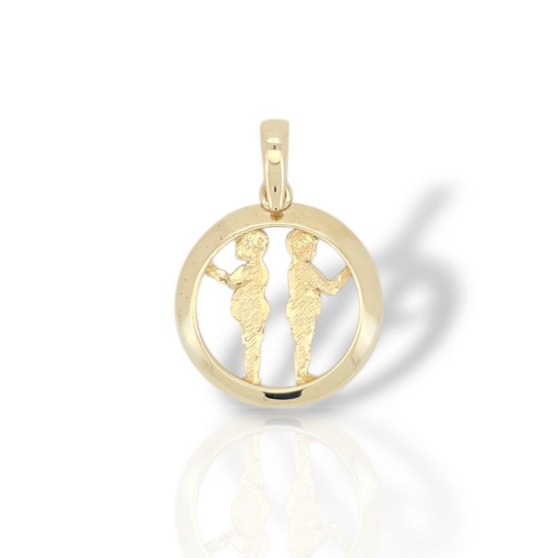 Φωτογραφία από Ciondolo Zodiacale Gemelli in Oro 14 Carati (code Μ2776)