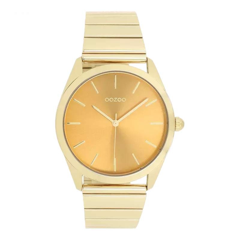 Φωτογραφία από Gold coloured OOZOO watch with stainless steel bracelet - C11517