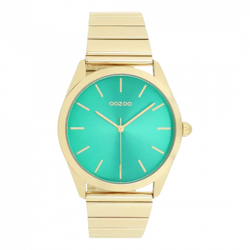 Φωτογραφία από Gold coloured OOZOO watch with stainless steel bracelet - C11519