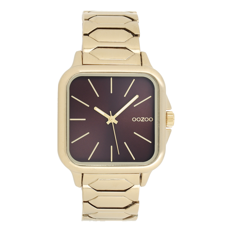 Φωτογραφία από Gold coloured OOZOO watch with stainless steel bracelet - C11607