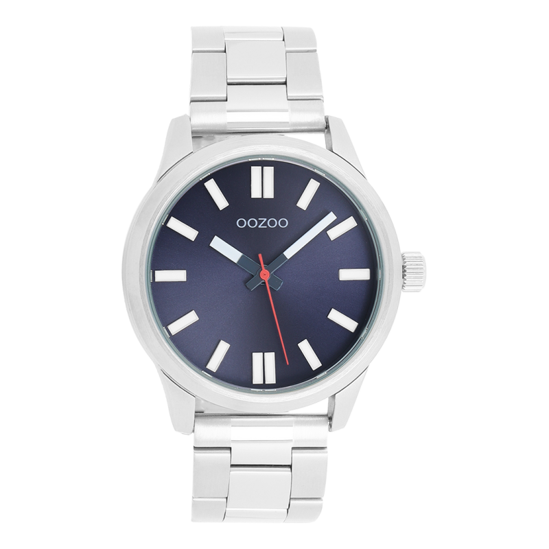 Φωτογραφία από Silver coloured OOZOO watch with stainless steel bracelet - C11615
