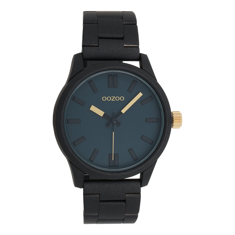 Φωτογραφία από Black OOZOO watch with stainless steel bracelet - C11618