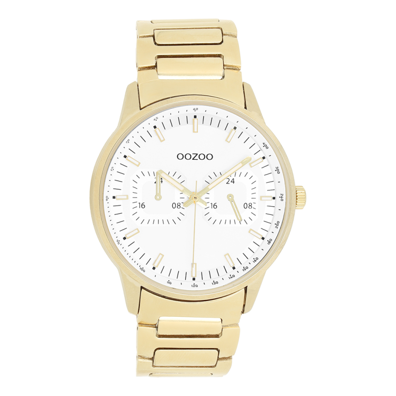 Φωτογραφία από Gold coloured OOZOO watch with stainless steel bracelet - C11623