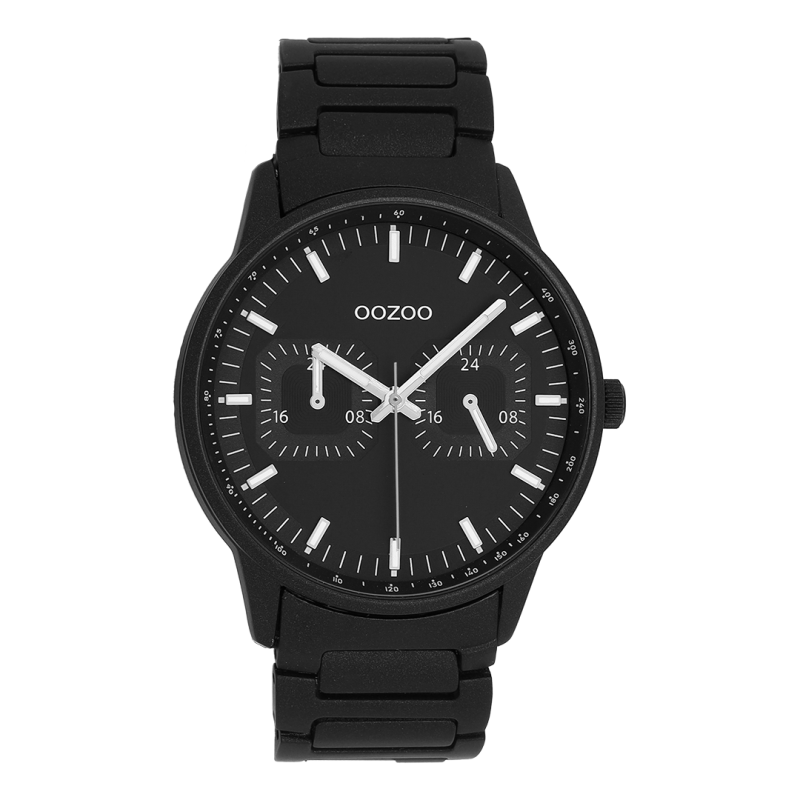 Φωτογραφία από Black OOZOO watch with stainless steel bracelet - C11624
