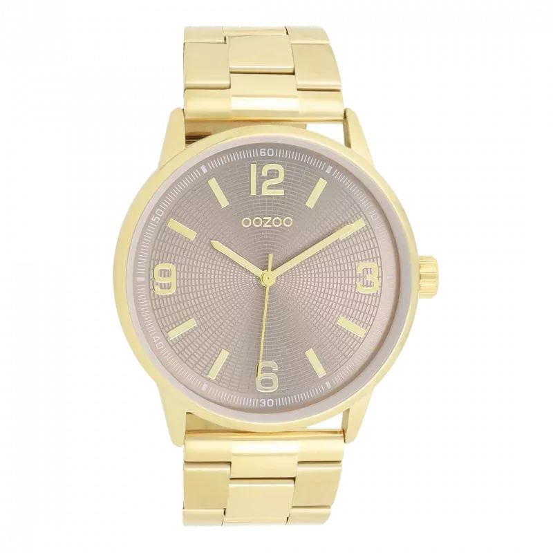 Φωτογραφία από Gold coloured OOZOO watch with stainless steel bracelet - C11504