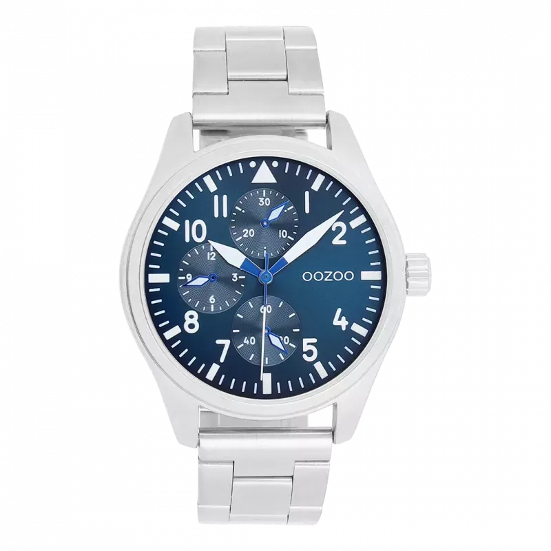 Φωτογραφία από Silver coloured OOZOO watch with stainless steel bracelet - C11505