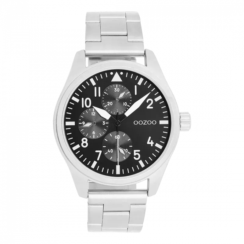 Φωτογραφία από Silver coloured OOZOO watch with stainless steel bracelet - C11506