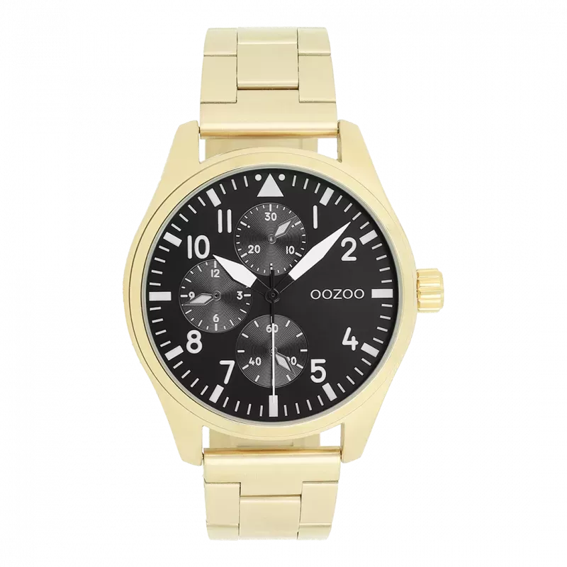 Φωτογραφία από Gold coloured OOZOO watch with stainless steel bracelet - C11507