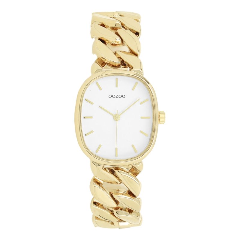 Φωτογραφία από Gold coloured OOZOO watch with stainless steel bracelet 