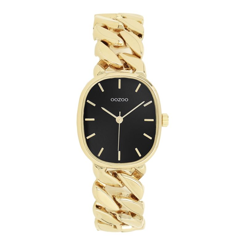 Φωτογραφία από Gold coloured OOZOO watch with stainless steel bracelet 