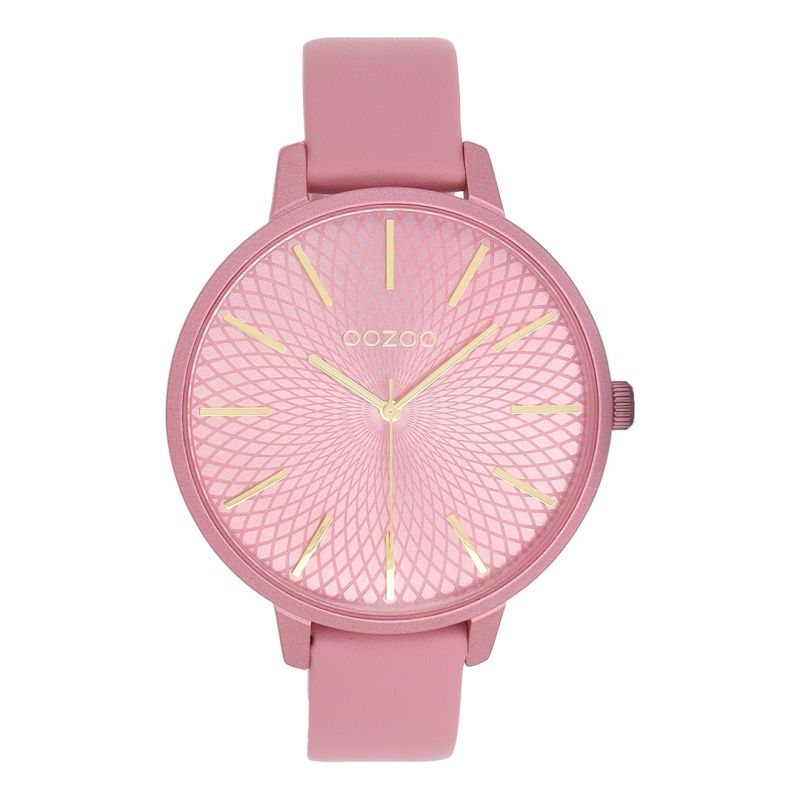 Φωτογραφία από Gold coloured OOZOO with pink leather strap