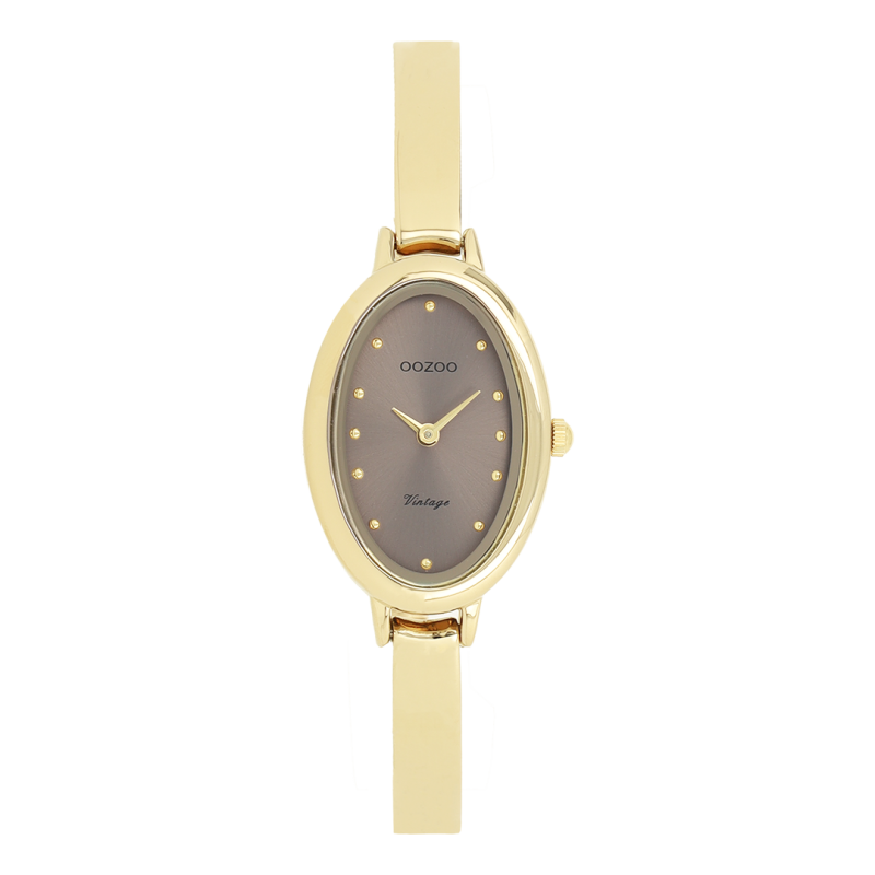 Φωτογραφία από Gold coloured OOZOO watch with stainless steel bracelet