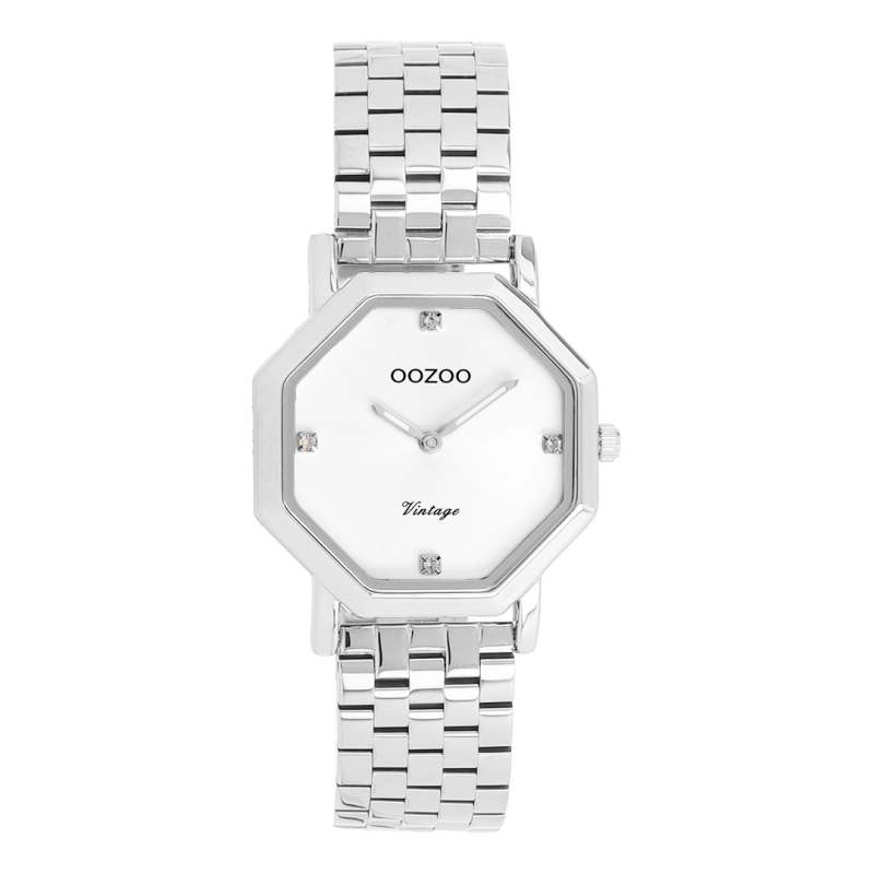 Φωτογραφία από Silver coloured OOZOO watch with stainless steel bracelet