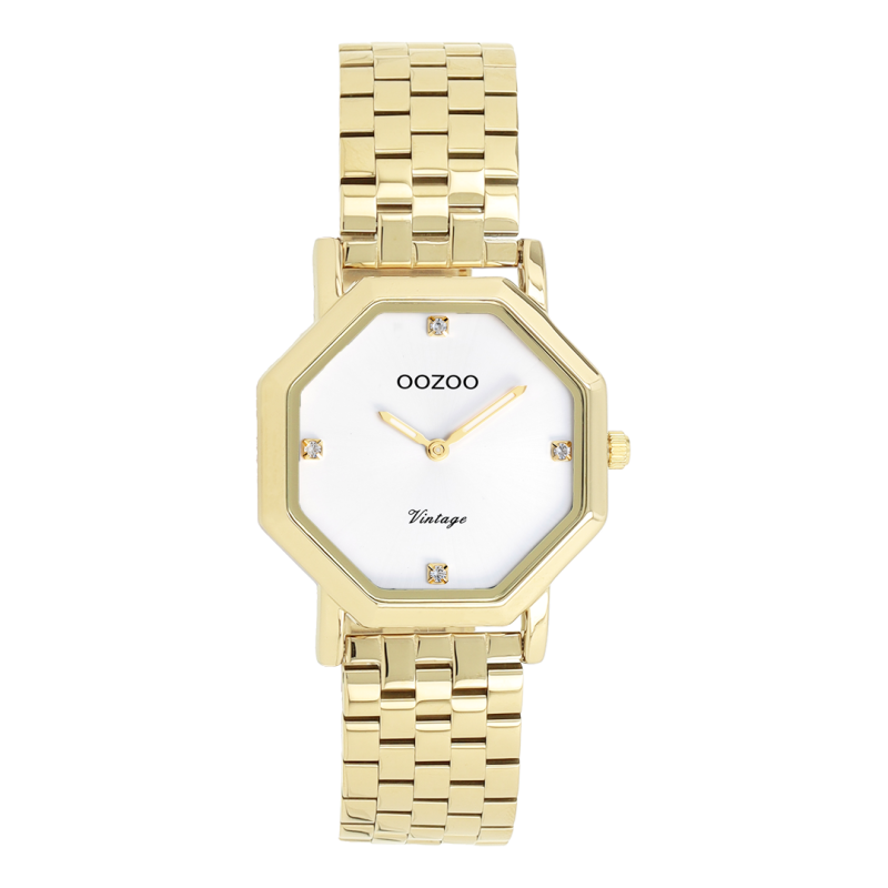 Φωτογραφία από Gold coloured OOZOO watch with stainless steel bracelet