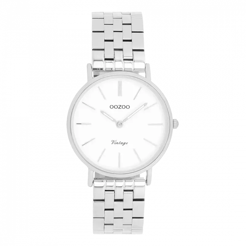 Φωτογραφία από Silver coloured OOZOO watch with stainless steel bracelet - C20405