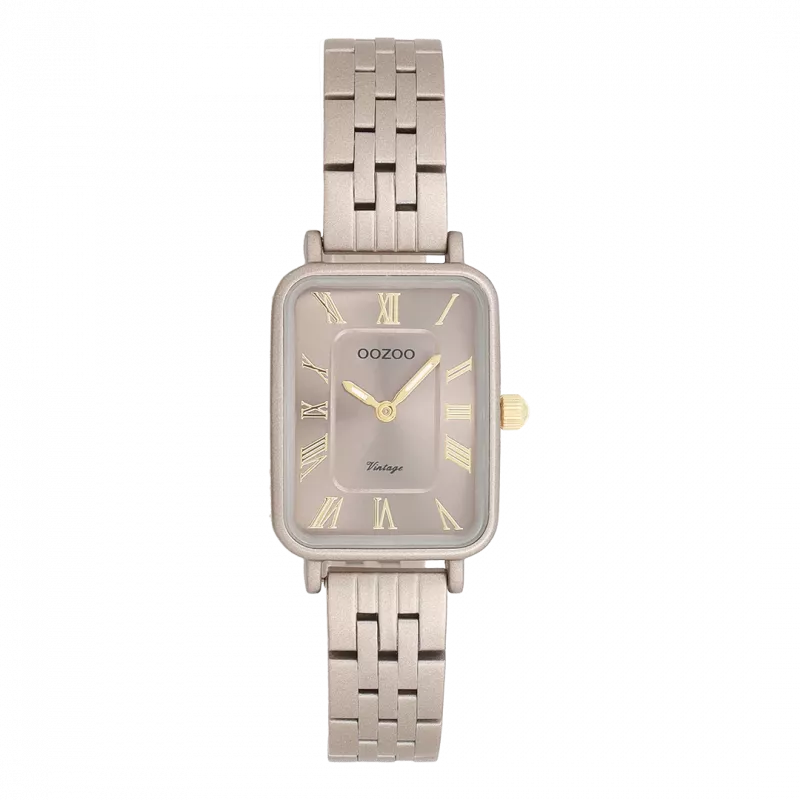 Φωτογραφία από Taupe OOZOO watch with stainless steel bracelet - C20412