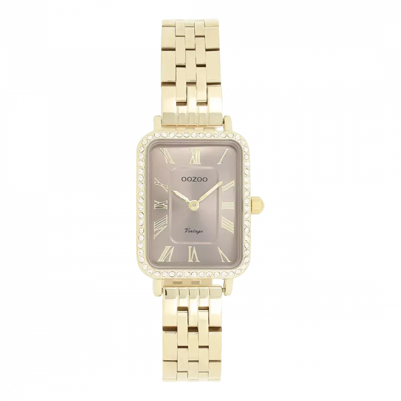 Φωτογραφία από Gold coloured OOZOO watch with stainless steel bracelet - C20415