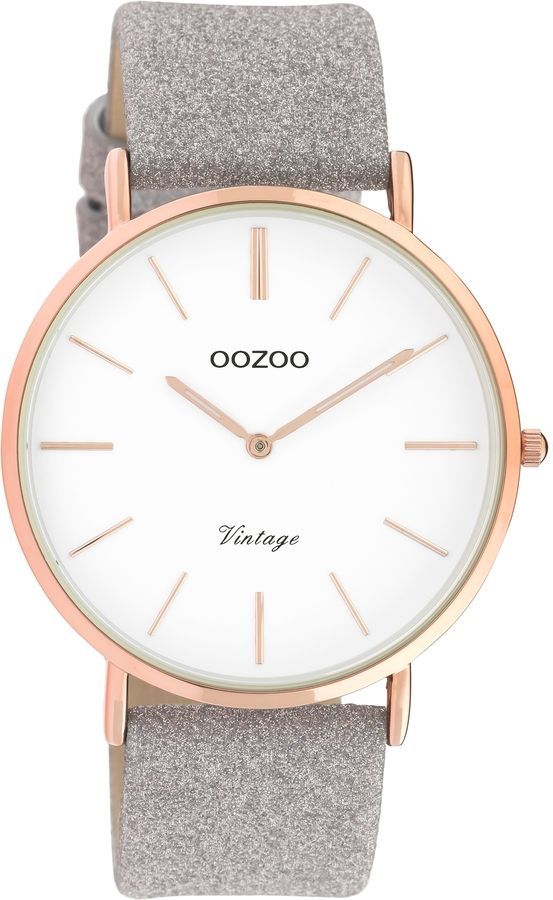 Φωτογραφία από OOZOO Vintage Grey Lesther Strap C20151