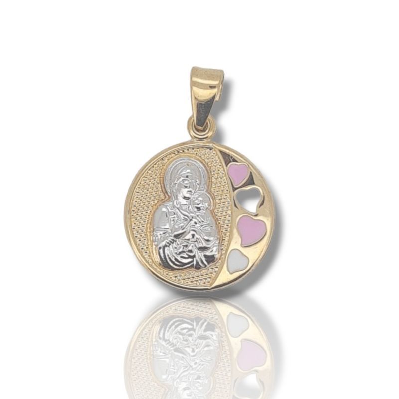 Φωτογραφία από Yellow gold k9 amulet (code AG2584)