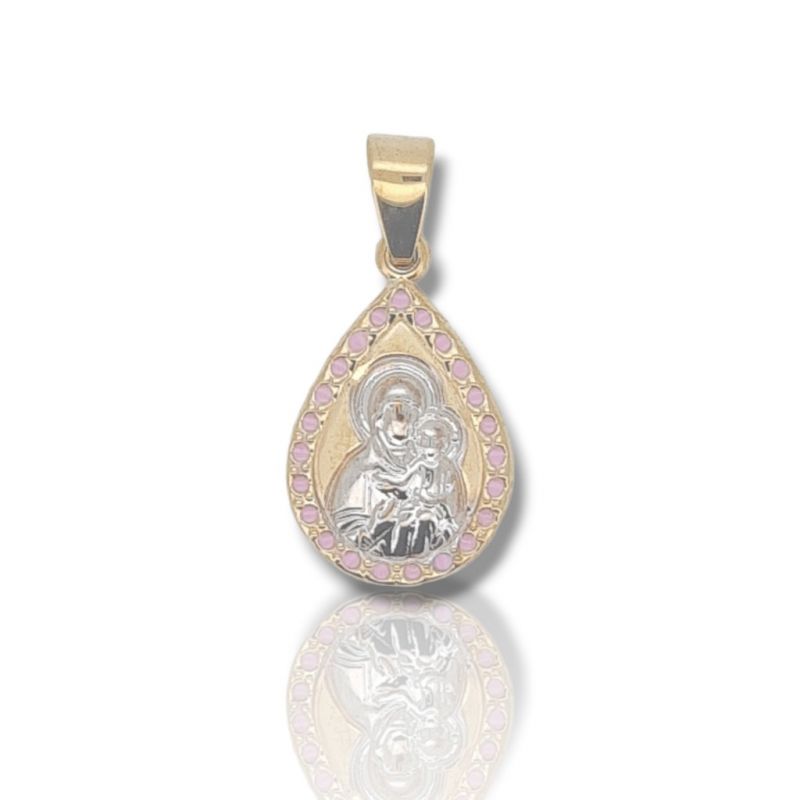 Φωτογραφία από Yellow gold k9 amulet (code AG2585)