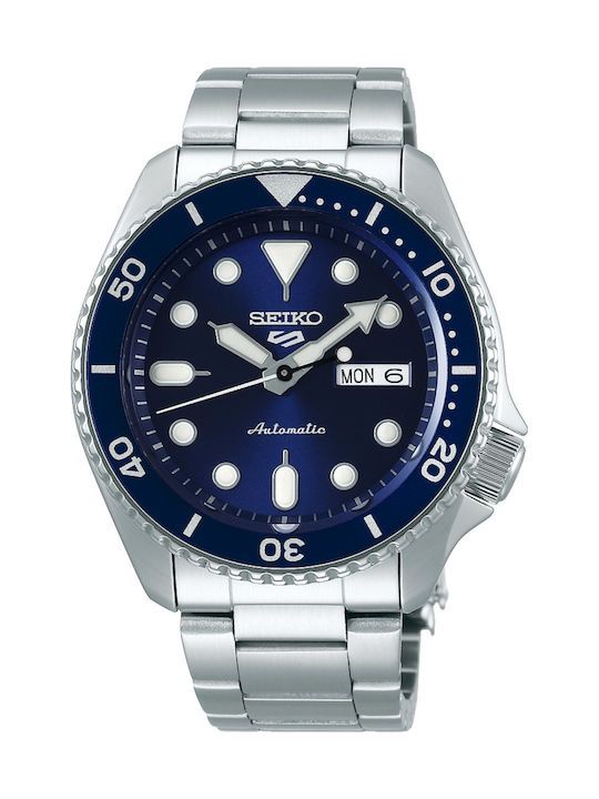 Φωτογραφία από SEIKO 5 Sports Automatic Silver Stainless Steel Bracelet SRPD51K1