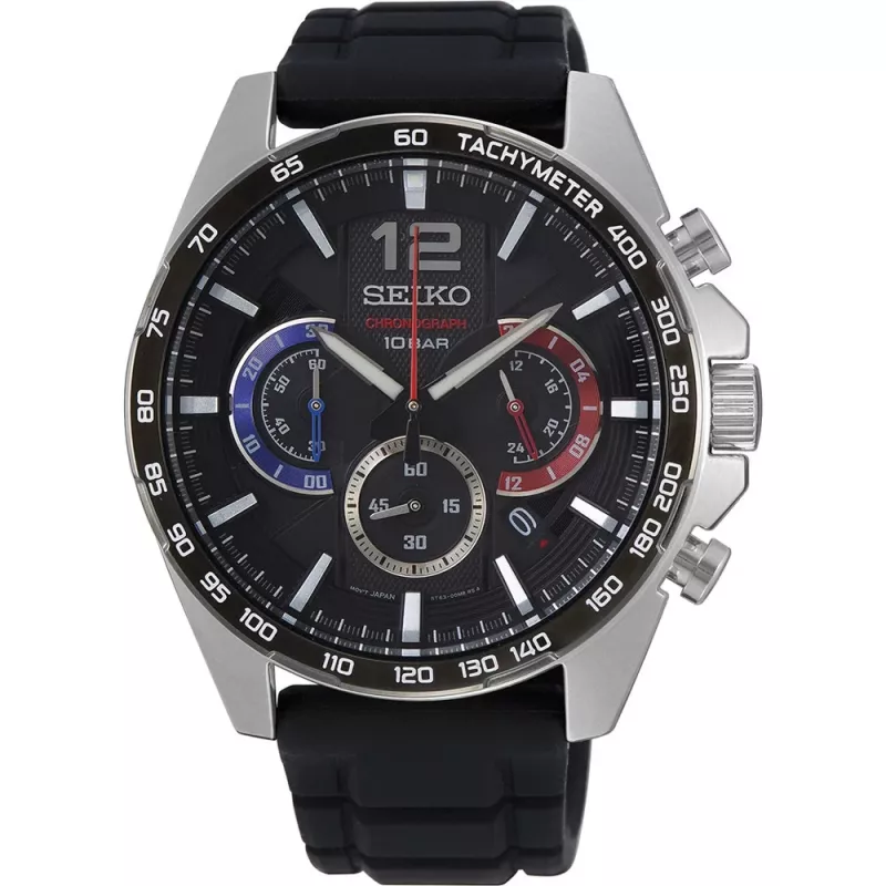 Φωτογραφία από SEIKO Conceptual Series Black Rubber Chronograph SSB347P1
