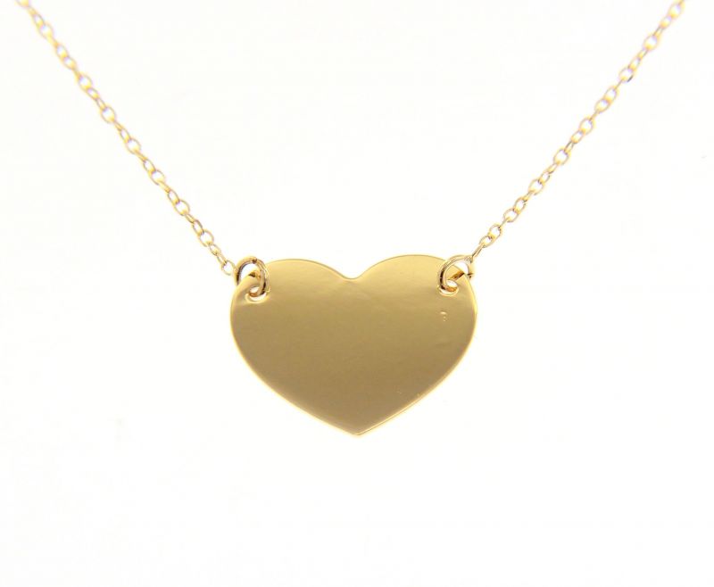 Φωτογραφία από Girocollo Cuore in oro giallo k14 (code S230906)