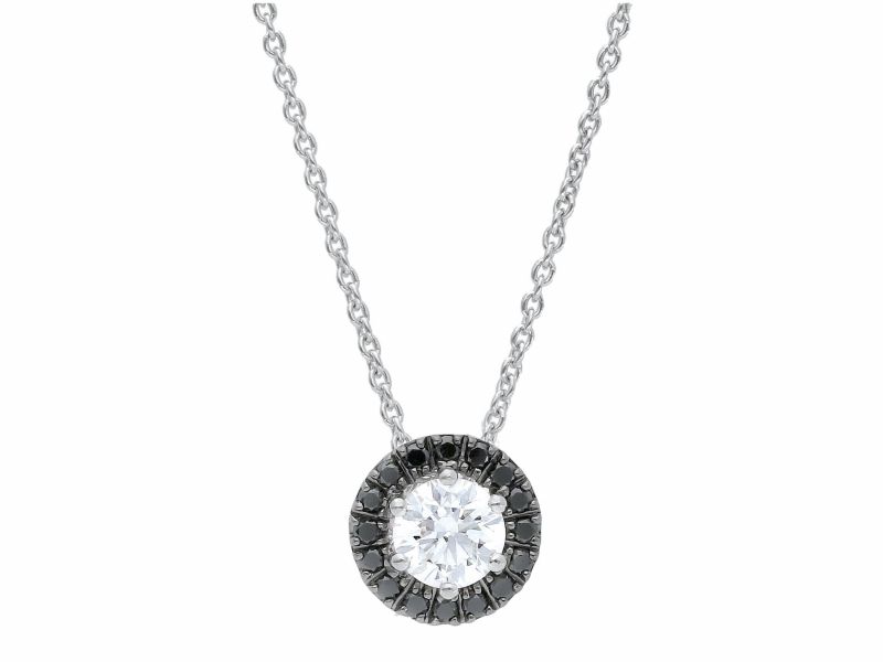 Φωτογραφία από  Punto di luce in oro bianco k18 con diamanti (code S251396)