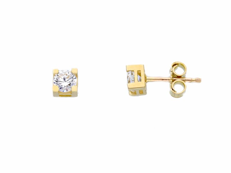 Φωτογραφία από Orecchini in oro giallo k9 con zirconia cubica  (S167199)