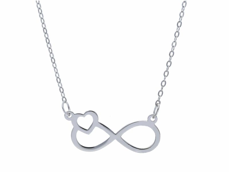 Φωτογραφία από Girocollo Infinito in oro bianco k9  (code S249368)