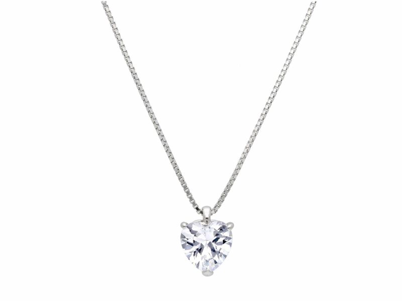 Φωτογραφία από Punto di luce in oro bianco k9 con zirconia cubica (code S258115)