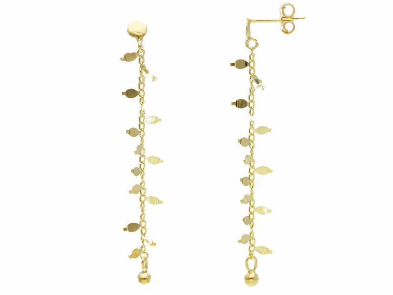 Φωτογραφία από White gold earrings 14k (code S246126)