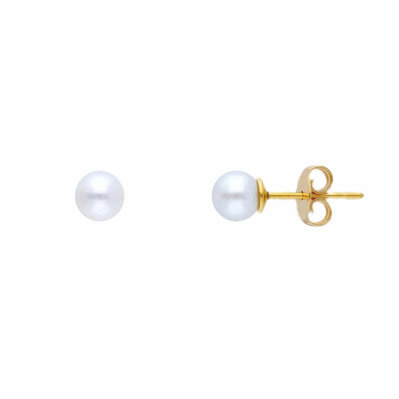 Φωτογραφία από Golden earrings 9k with pearls (code S174285)