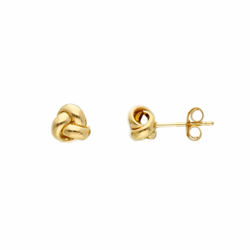 Φωτογραφία από Golden knot earrings 14k (code S186095)