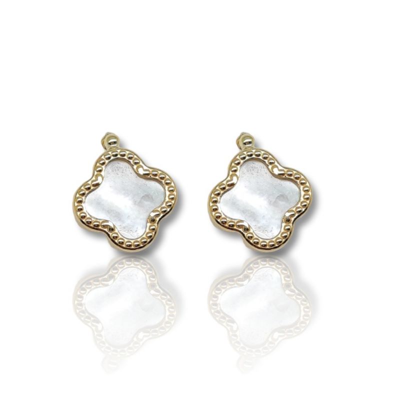 Φωτογραφία από Golden earrings 14k with zircon (code N2490)