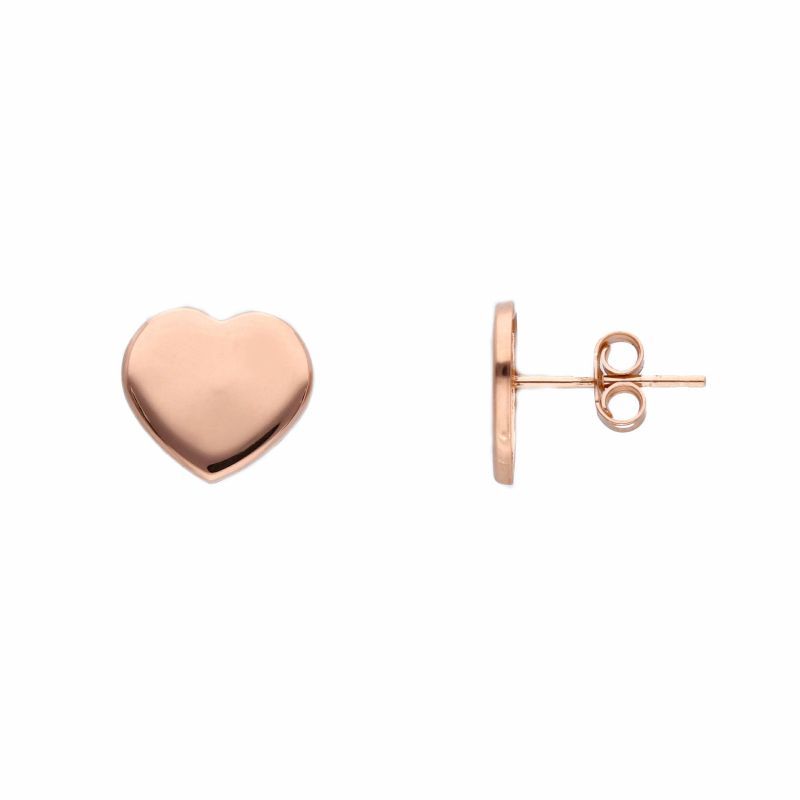 Φωτογραφία από Golden heart earrings 14k (code S265326)