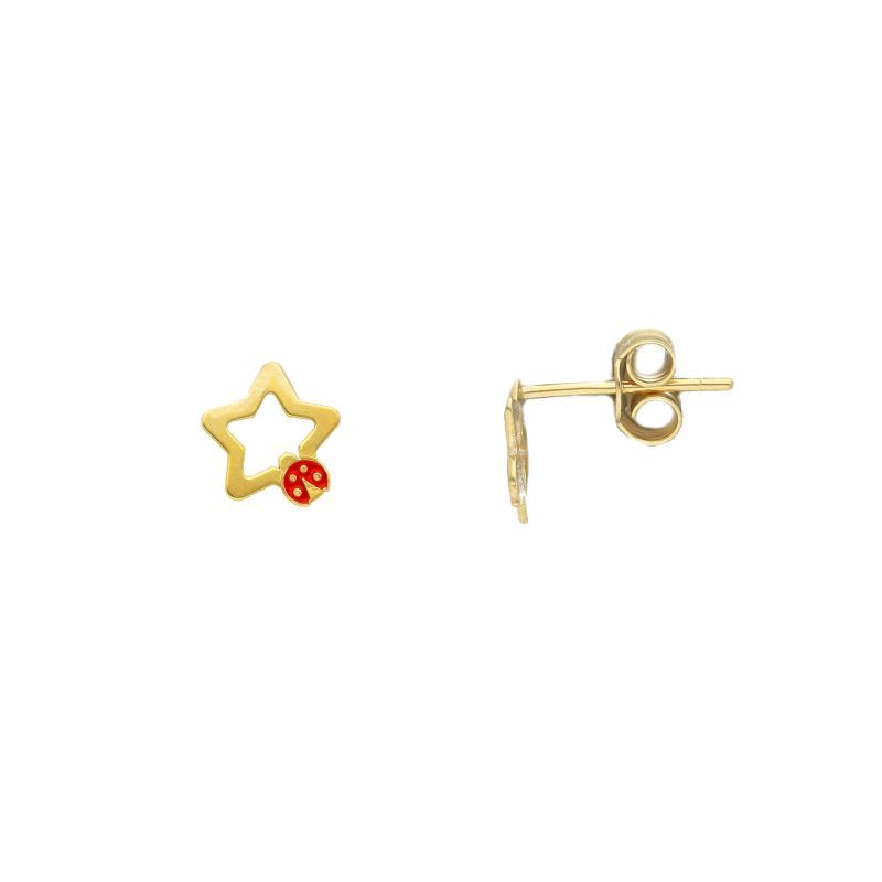 Φωτογραφία από Golden Stars earrings 9k (code S278947)