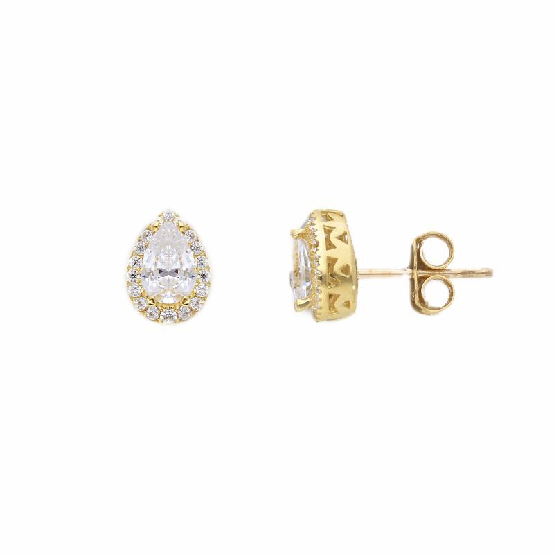 Φωτογραφία από Yellow gold drop earrings 9k (code S279871)