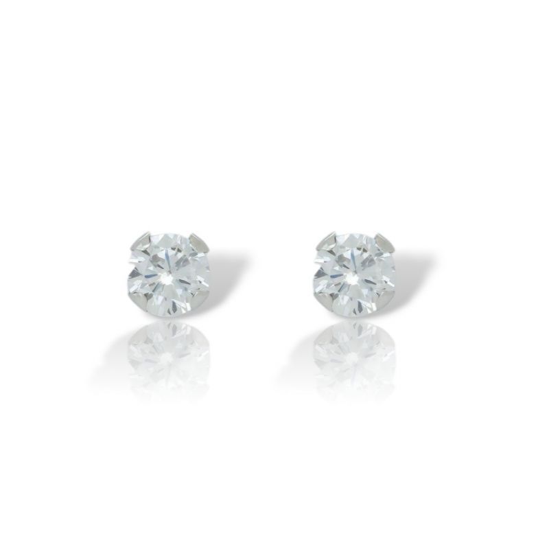 Φωτογραφία από White Gold earrings 14k (code AG2937)