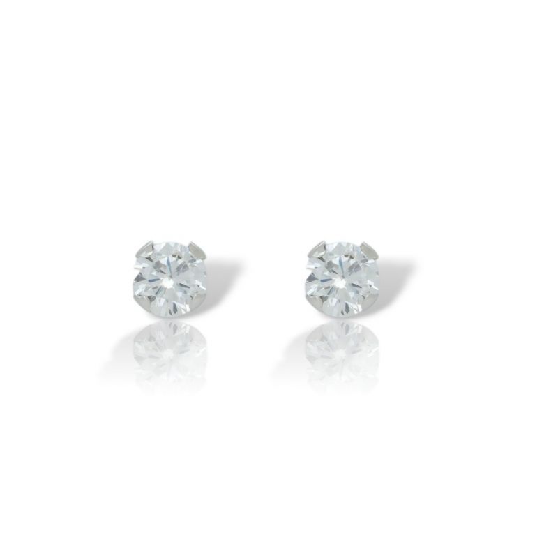 Φωτογραφία από White Gold earrings 14k (code AG2938)