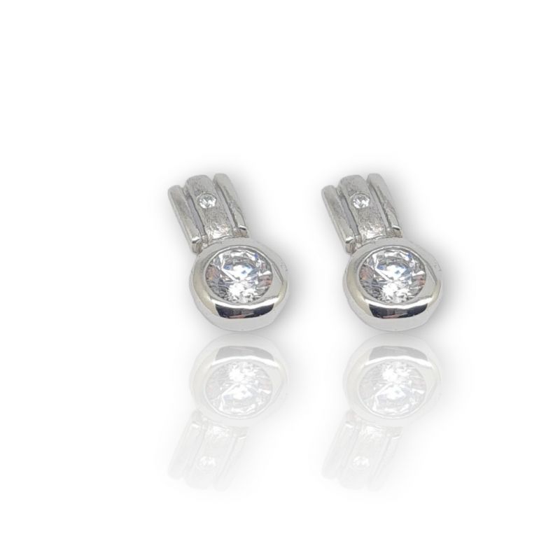 Φωτογραφία από White gold earrings 14k   (code M2504)