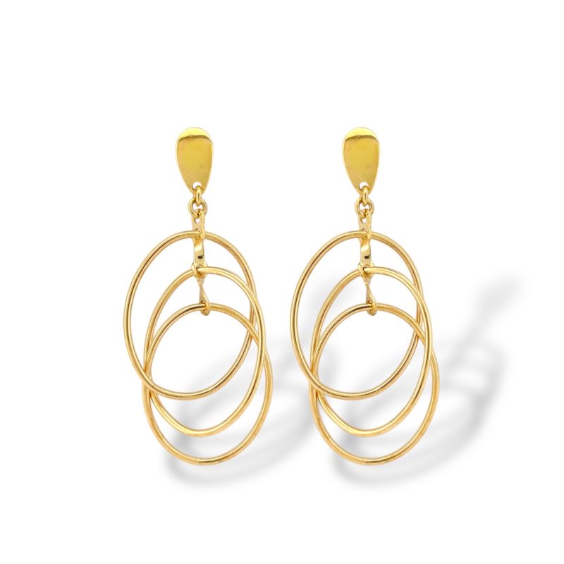 Φωτογραφία από Orecchini pendenti in oro giallo k14 (code S237046)