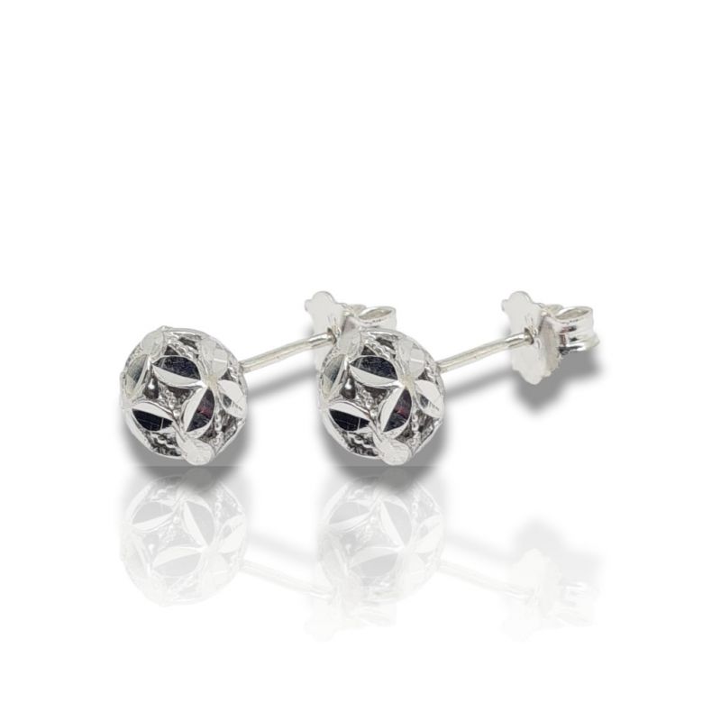 Φωτογραφία από White gold earrings 14k  (code M2479)