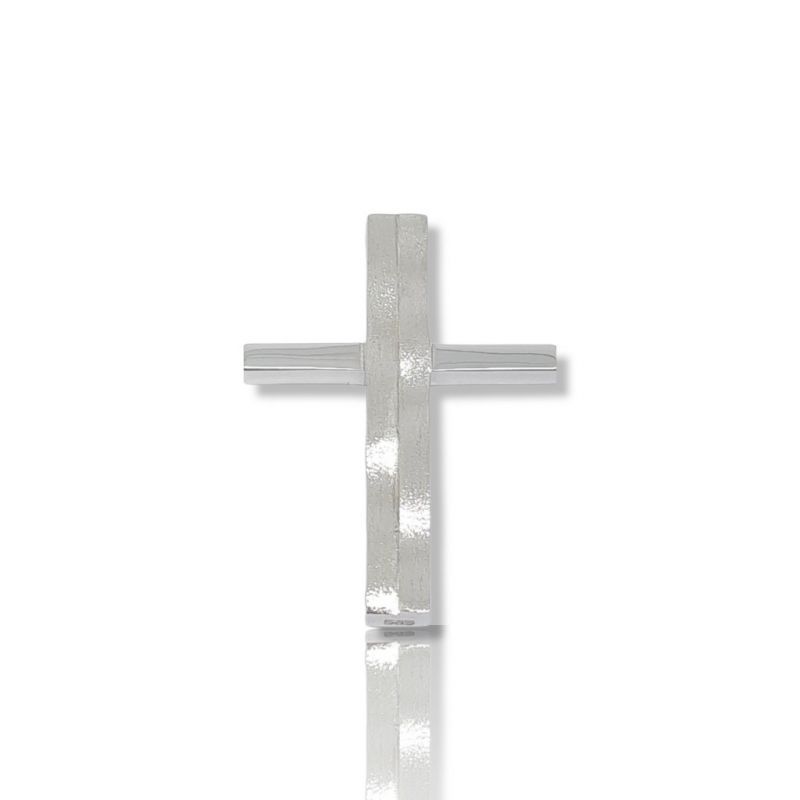 Φωτογραφία από White gold cross k14 (code H1672)