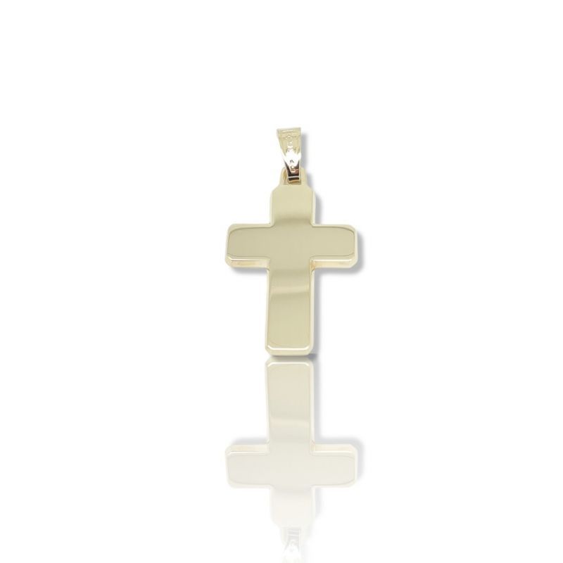 Φωτογραφία από Croce in oro giallo  k14 (code H1871)
