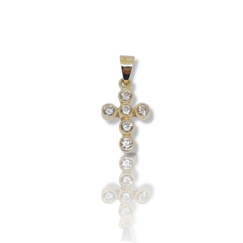 Φωτογραφία από Cross 14k with zircon (code H1865)