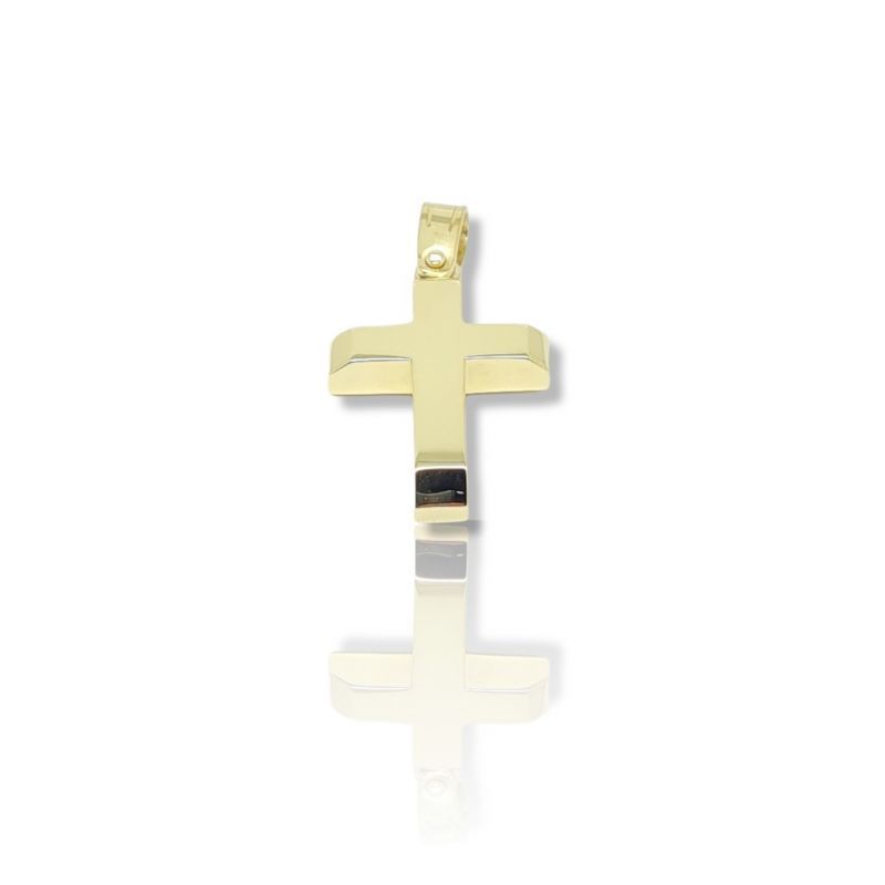 Φωτογραφία από Croce in oro Giallo k18 (code H2348)